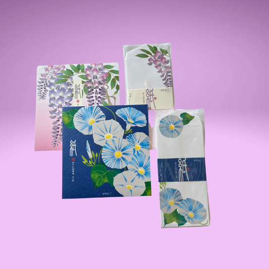 Summer '25 Flower Letter Paper and Envelope