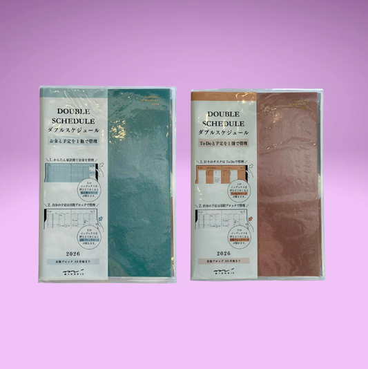 Double Schedule Planner 2026