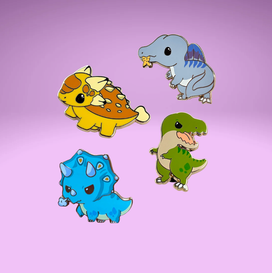 Dinosaur Pins (Lunarly Emporium)