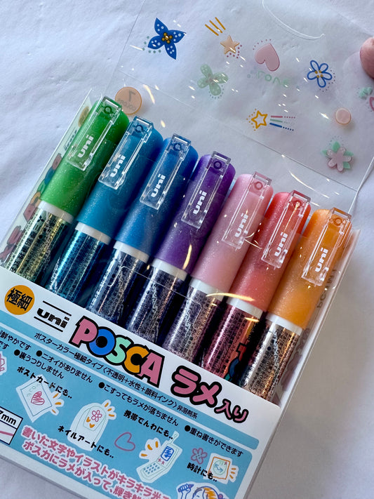 POSCA 7-Color Set Water Based Pen - Extra Fine
