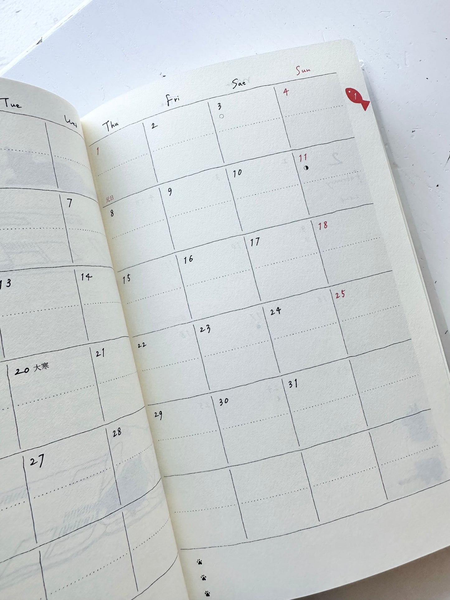 Book Style Diary 2026 (2 Designs)