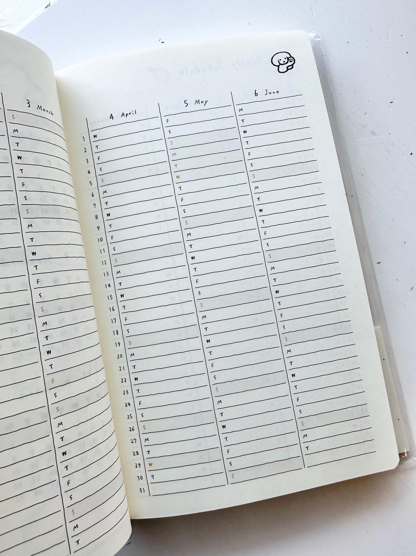 Book Style Diary 2026 (2 Designs)