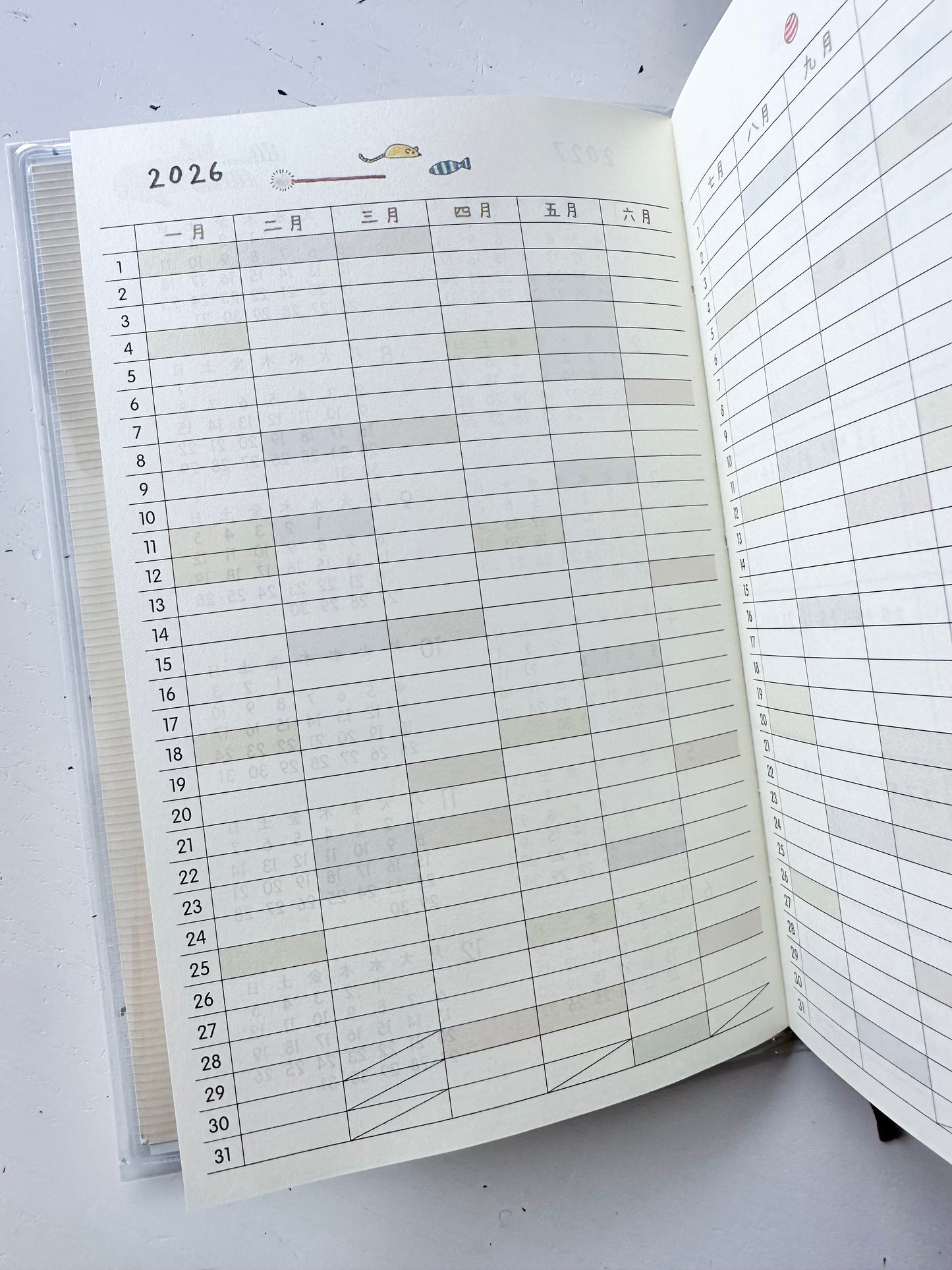 Pocket Diary 2026 (2-Designs, B6)