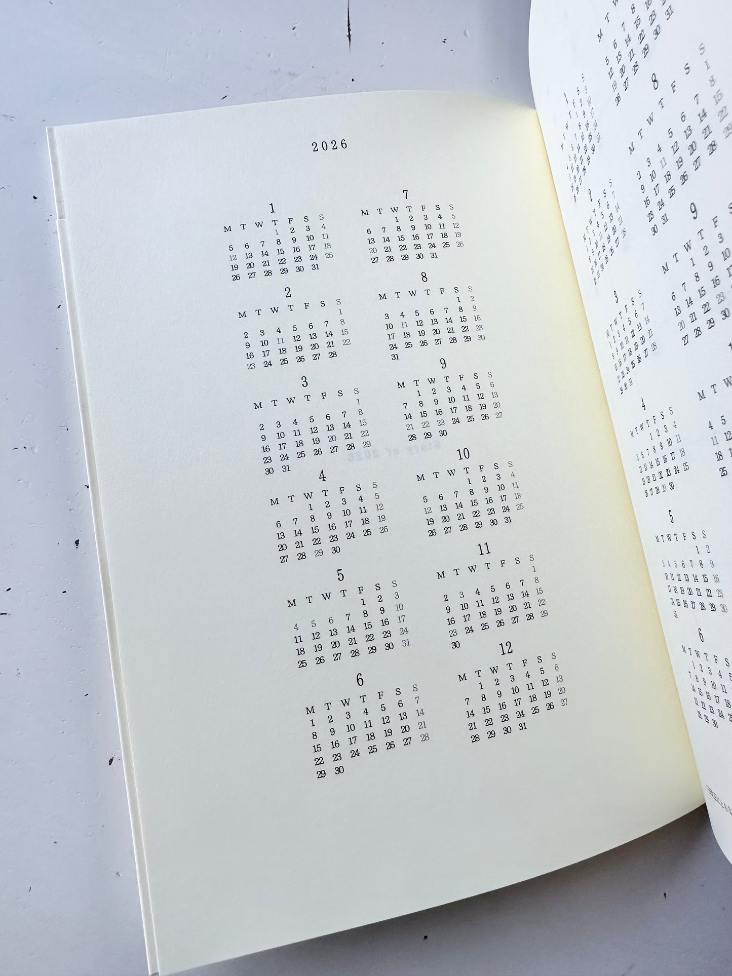 2026 MD Notebook Agenda Diary A5 2026 (2 designs)