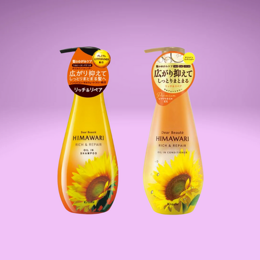 Kracie Himawari Rich & Repair (Oil-In Shampoo and Conditioner)