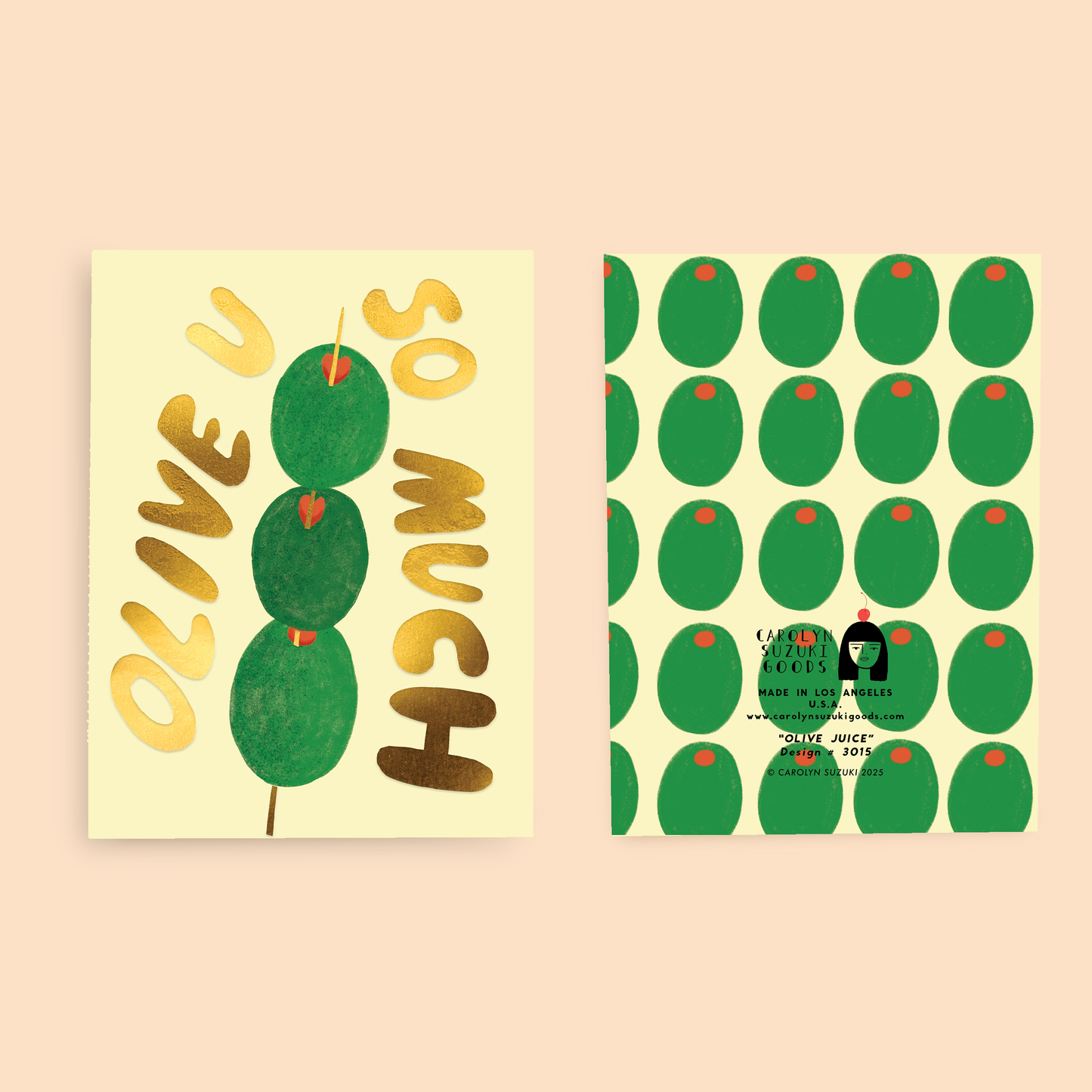 Olive Juice Love Card