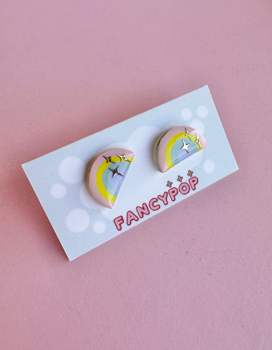 Pastel Rainbow Earrings