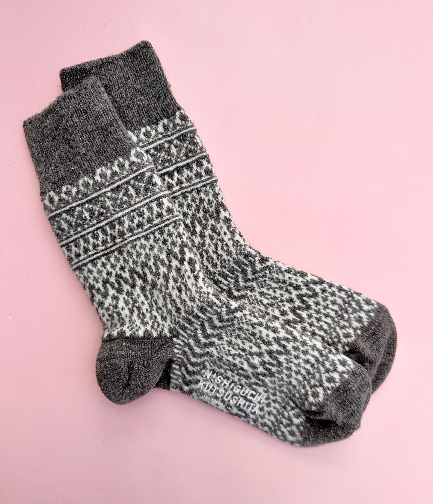 Wool Jacquard Sock (4 Colors)