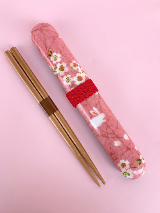 Sakura Usagi Bento Chopsticks