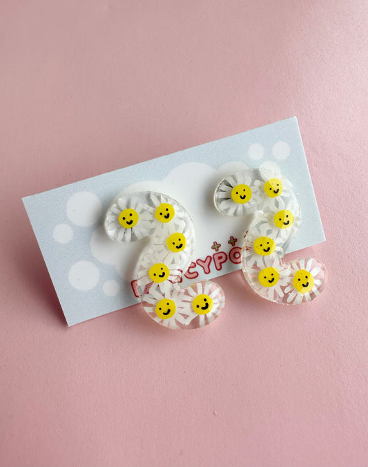 Daisy Squiggle Earrings