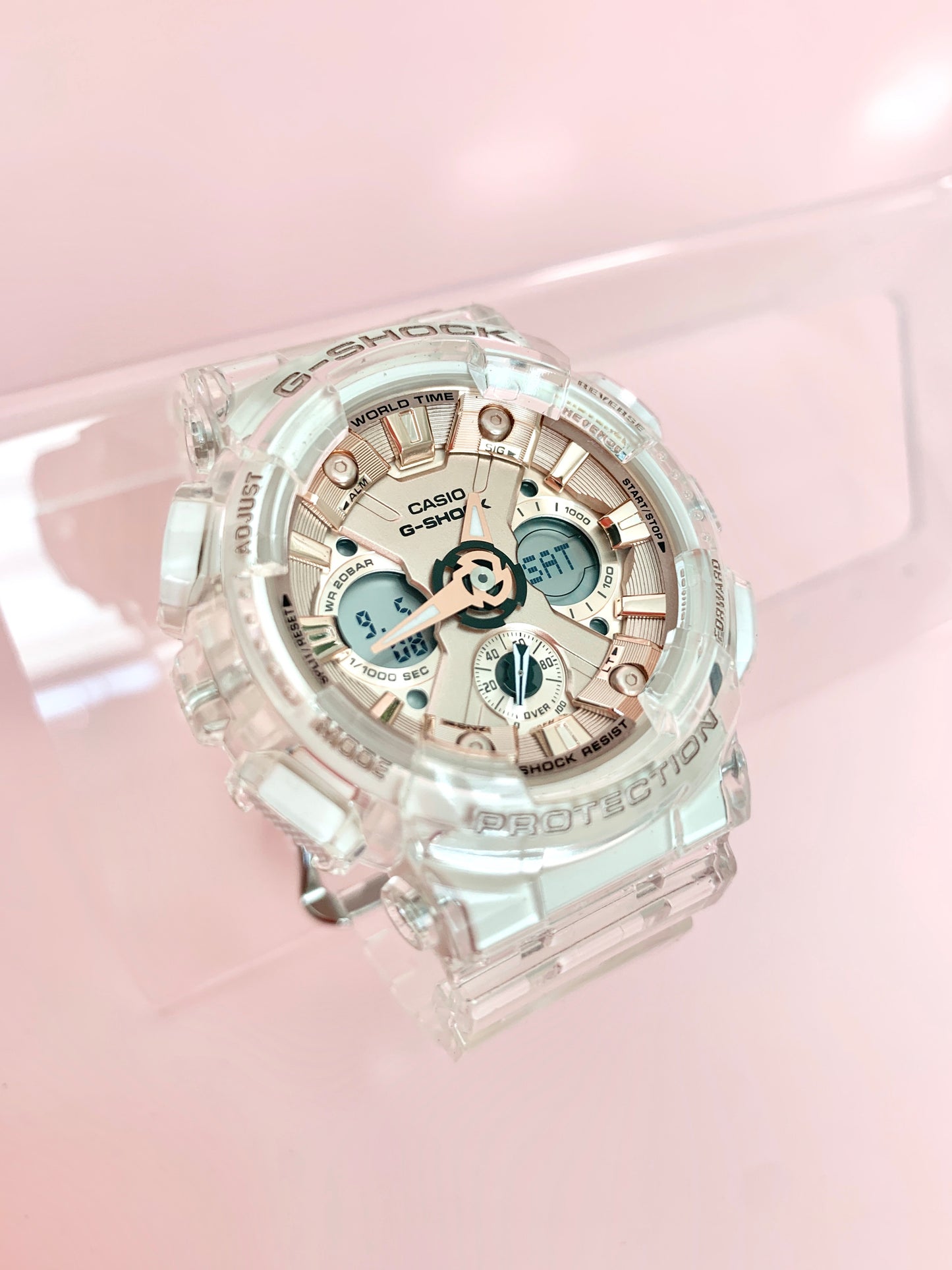 Skeleton Pink Gold G-Shock