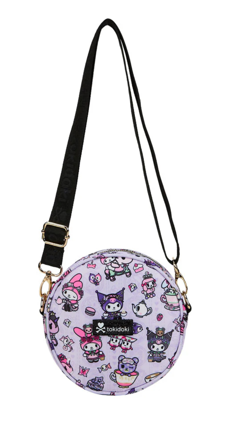 Tokidoki x Kuromi & My Melody Garden Party Small Round Crossbodyl