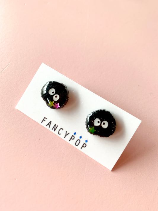 Soot Sprite Earrings(Susuwatari )