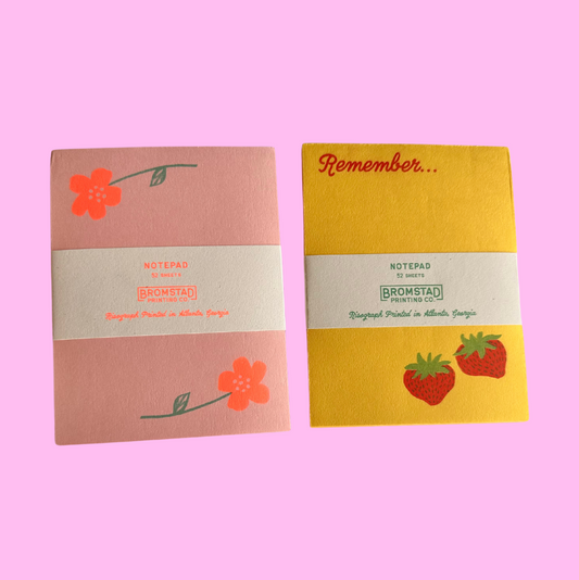 Risograph Notepad (2 designs)