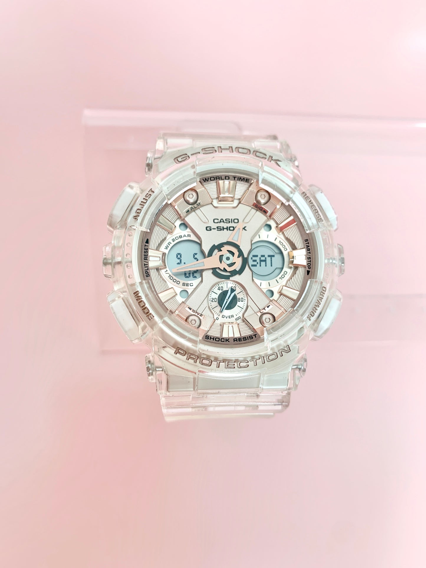 Skeleton Pink Gold G-Shock
