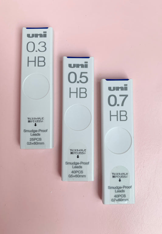HB Smudge Proof Lead (Uni-Ball Lead Refill)