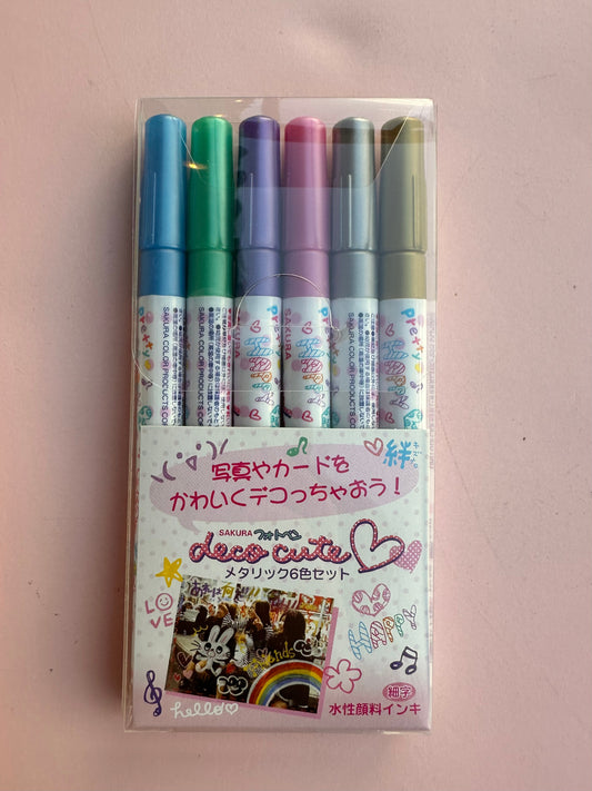 Deco Cute Sakura Metallic Photo Pen